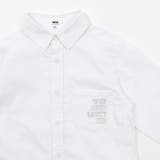 オックスワンポイント刺しゅう長袖レギュラーシャツ(110~160cm) | WASK | 詳細画像5 