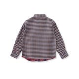チェック柄リバーシブルガーゼシャツ(100~160cm) | WASK | 詳細画像12