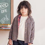 チェック柄リバーシブルガーゼシャツ(100~160cm) | WASK | 詳細画像6