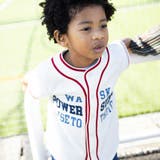 オフホワイト | トロストレッチロゴベースボールシャツ(110~160cm) | WASK