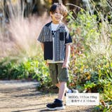 【お揃い】ネイティブ柄切り替えアロハウェザーシャツ(100~160cm) | WASK | 詳細画像5 