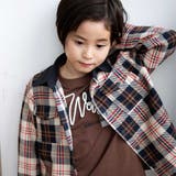 配色胸ポケットカルゼチェックシャツ(100~160cm) | WASK | 詳細画像3