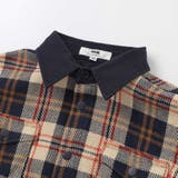配色胸ポケットカルゼチェックシャツ(100~160cm) | WASK | 詳細画像6