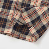 配色胸ポケットカルゼチェックシャツ(100~160cm) | WASK | 詳細画像8