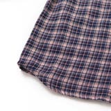 リバーシブルガーゼチェックシャツ(110~160cm) | WASK | 詳細画像13