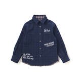 リバーシブルガーゼチェックシャツ(110~160cm) | WASK | 詳細画像8