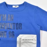 シルバー合皮ポケットロゴ裏起毛トレーナー(100~160cm) | WASK | 詳細画像15