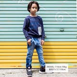 シルバー合皮ポケットロゴ裏起毛トレーナー(100~160cm) | WASK | 詳細画像2