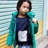 シルバー合皮ポケットロゴ裏起毛トレーナー(100~160cm) | WASK | 詳細画像4