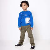 シルバー合皮ポケットロゴ裏起毛トレーナー(100~160cm) | WASK | 詳細画像5