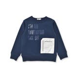 シルバー合皮ポケットロゴ裏起毛トレーナー(100~160cm) | WASK | 詳細画像7