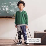 ラインリブホックカレッジ刺しゅう裏毛トレーナー(100~160cm) | WASK | 詳細画像2