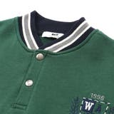 ラインリブホックカレッジ刺しゅう裏毛トレーナー(100~160cm) | WASK | 詳細画像9
