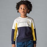 ロゴプリント配色トレーナー(110~160cm) | WASK | 詳細画像1 