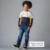 ロゴプリント配色トレーナー(110~160cm) | WASK | 詳細画像2 