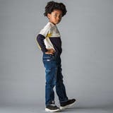 ロゴプリント配色トレーナー(110~160cm) | WASK | 詳細画像3 