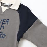 ロゴ刺しゅう襟付きトレーナー(110~160cm) | WASK | 詳細画像9 