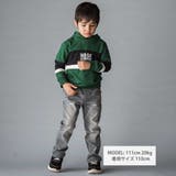 配色フーディミニ裏毛トレーナー | WASK | 詳細画像2