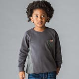 グレー | ドロスト異素材トレーナー(100~160cm) | WASK