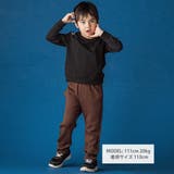 円形切り替えBIG裏毛トレーナー(100~160cm) | WASK | 詳細画像2