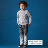 円形切り替えBIG裏毛トレーナー(100~160cm) | WASK | 詳細画像3