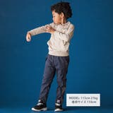 襟付き裏チェックトレーナー(110~160cm) | WASK | 詳細画像3