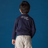 襟付き裏チェックトレーナー(110~160cm) | WASK | 詳細画像4