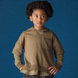 グリーン | レイヤード風BIGフーディトレーナー(110~160cm) | WASK