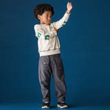 ロゴプリント配色ステッチBIGトレーナー(110~160cm) | WASK | 詳細画像2