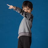 ロゴプリント配色ステッチBIGトレーナー(110~160cm) | WASK | 詳細画像3