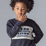 バイカラーロゴ裏毛トレーナー(100~160cm) | WASK | 詳細画像5 