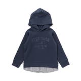 シャツレイヤードカレッジロゴフーディ(110~160cm) | WASK | 詳細画像14 