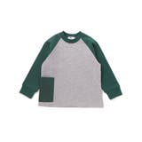 バイカラーラグランロゴBIGトレーナー(110~160cm) | WASK | 詳細画像10 