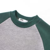 バイカラーラグランロゴBIGトレーナー(110~160cm) | WASK | 詳細画像12 