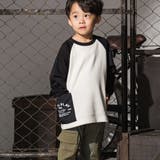 バイカラーラグランロゴBIGトレーナー(110~160cm) | WASK | 詳細画像4 