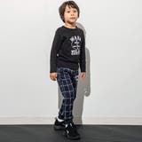 【お揃い】ロゴ裾ゴムダブルジャガードニットパンツ(100~160cm) | WASK | 詳細画像4 