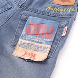 ロゴ刺しゅう横糸カラーデニムアジャスターパンツ(100~160cm) | WASK | 詳細画像11