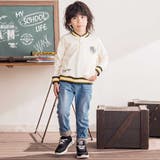 ロゴ刺しゅう横糸カラーデニムアジャスターパンツ(100~160cm) | WASK | 詳細画像5
