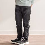 ブラック | ロゴワッペンヘリンボーンツイルパンツ(100~160cm) | WASK