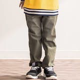 グリーン | ロゴワッペンヘリンボーンツイルパンツ(100~160cm) | WASK
