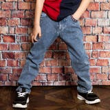 カラー刺しゅうストレッチデニムパンツ(100~160cm) | WASK | 詳細画像1 