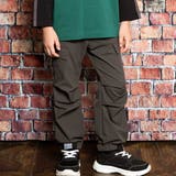 ブラック | タック裾ゴムカーゴパンツ(100~160cm) | WASK