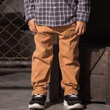 オレンジ | ロゴ刺しゅうストレッチツイルパンツ(110~160cm) | WASK