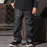 ブラック | アウトポケットストレッチデニムパンツ(110~160cm) | WASK