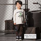 ロゴ刺しゅうストレッチツイルジャガーパンツ(100~160cm) | WASK | 詳細画像3 