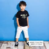 6分丈ダメージ配色ストレッチデニムパンツ(110~160cm) | WASK | 詳細画像2