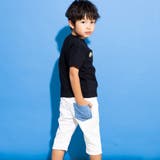 6分丈ダメージ配色ストレッチデニムパンツ(110~160cm) | WASK | 詳細画像3