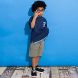 5分丈サイド切り替え刺しゅうパンツ(100~160cm) | WASK | 詳細画像4