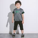 6分丈ロゴパッチワークリネン調ストレッチパンツ(110~160cm) | WASK | 詳細画像4