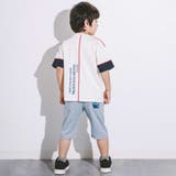 6分丈ロゴパッチワークリネン調ストレッチパンツ(110~160cm) | WASK | 詳細画像6